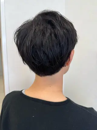 ショート メンズ パーマ/ハイトーン /吉田眞のヘアスタイル