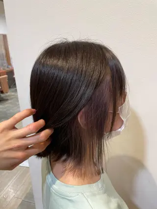 ショート カラー 髪質改善/レイヤー /ボブ/中村莞太朗のヘアスタイル