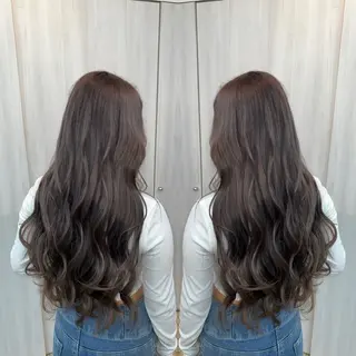 ロング カラー レイヤー/ボブ/ ミニボブ/AOIのヘアスタイル