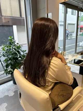 ロング カラー 艶感/ナチュラル 🌿マアヤのヘアスタイル