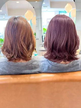 ミディアム MIZUKI🫧ྀི 韓国ヘアAFLOATのヘアスタイル