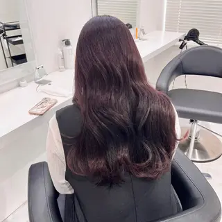 ロング ユウキ/韓国風カット /艶カラーのヘアスタイル