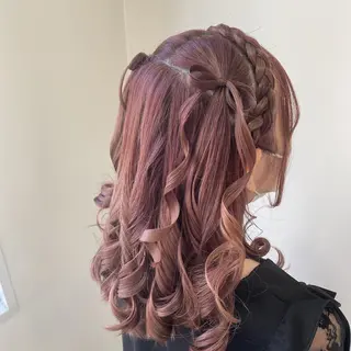 ヘアアレンジ 顔まわり‎🤍小顔 カット🤍みさきのヘアスタイル