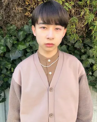 ショート メンズ🍃ナチュラル 韓国風ヘアRENのヘアスタイル