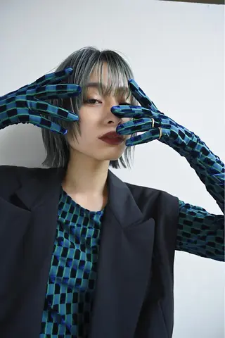 ミディアム 清家 浩貴のヘアスタイル