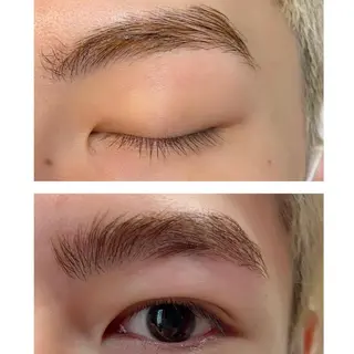 メンズ アイブロウ MINX  men's　face所属・MINX eye トシジマ　ユキのマツエク・マツパデザイン