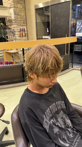 ショート パーマ カット🇰🇷毛流れ パーマ/ジュンエイのヘアスタイル