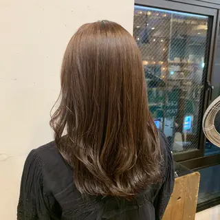 セミロング まろやかカラー🤎 みなとまほのヘアスタイル