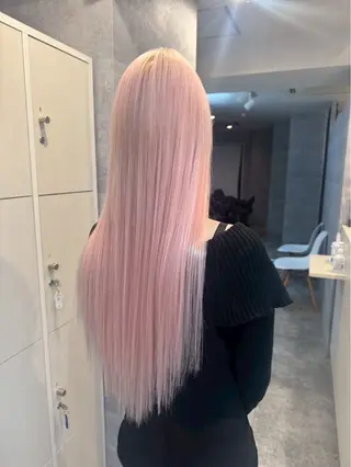 ロング MILLY【ミリー所属・SHION エクステ/ヘアセットのヘアスタイル