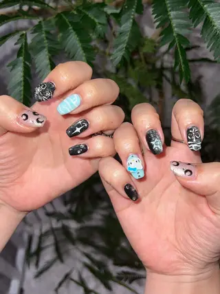 ネイル 個性派/中韓ネイル SAKURAのネイルデザイン