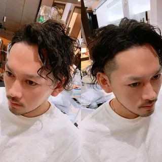 パーマ メンズ Merci メルシー 福岡、今泉のヘアスタイル