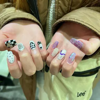 ネイル 韓国🩶Y2Kネイル 💫くれはのネイルデザイン