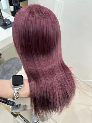 ロング カラー 透明感艶カラー /銀座/佐々木夏泉のヘアスタイル