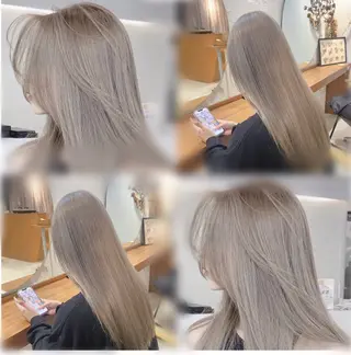 ロング カラー 岡本 太陽☀️のヘアスタイル