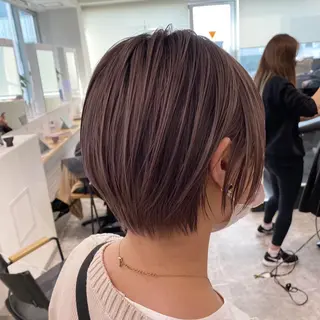 カラー 京都美容師 塩のヘアスタイル