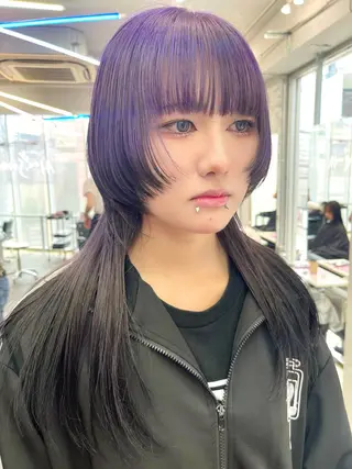 ロング カラー レイヤーカットとハイ トーン/HIROKIのヘアスタイル