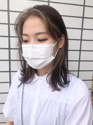 ミディアム tuco eicoのヘアスタイル