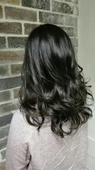 セミロング カラー パーマ ヘアアレンジ メンズ キッズ ネイル マツエク・マツパ Beauty&Relaxation MEGUMI所属・MEGUMI megumiのヘアスタイル