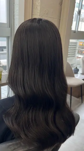 ロング ひろせ ちかなのヘアスタイル