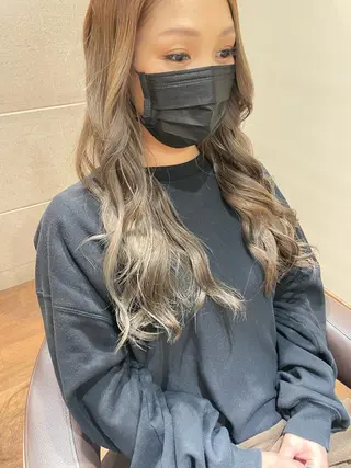 セミロング カラー 羽田翔大/ブリーチ/ ボブカット/店長のヘアスタイル