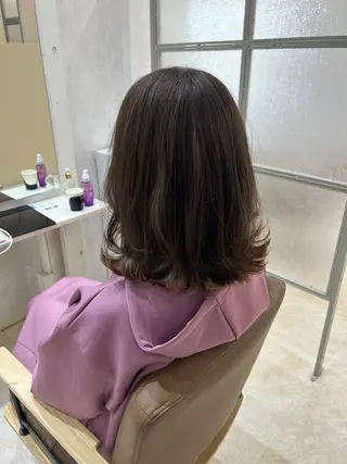 ミディアム カラー 💙まこと💙艶 カラー(Rico)のヘアスタイル