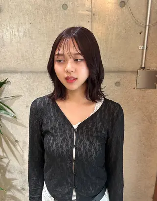 ミディアム カラー colorlist 🖤SARASAのヘアスタイル
