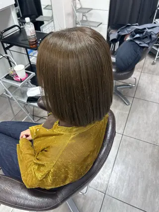 ミディアム カラー よしい あまねのヘアスタイル