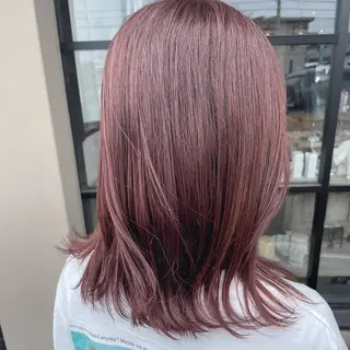 ミディアム カラー 透明感カラー/パーマ 🌀アオノのヘアスタイル