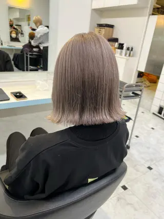 セミロング カラー 🎨透明感モテカラー DAIKI🎨のヘアスタイル