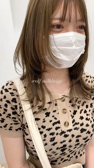 セミロング Amelie所属・Amelie yunのヘアスタイル