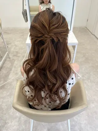 ロング 大城 美月のヘアスタイル