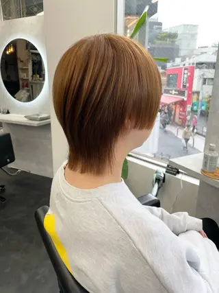 ショート カラー メンズ CORE blanc所属・COREblanc ゆきの／表参道 原宿のヘアスタイル