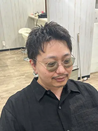 メンズ option所属・三浦千裕 メンズカットのヘアスタイル