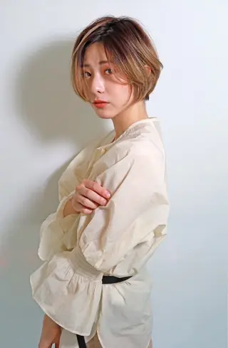 ショート 🤍🫧艶髪🫧🤍 なおのヘアスタイル