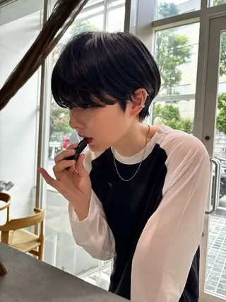 ショート Mon/ショート/パ ーマのヘアスタイル