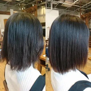 パーマ カラー ショート youres hair はなれ店所属・髪質改善🌸縮毛矯正 専門家💖後藤のヘアスタイル