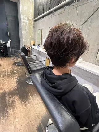 ショート パーマ ROBBY所属・松井美樹/似合わせ ガーリー・韓国のヘアスタイル