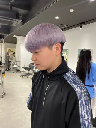 ショート カラー メンズ 暖色/艶髪/ 透明感カラー/なおとのヘアスタイル