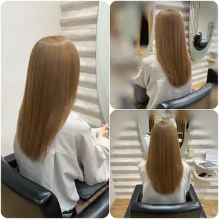 ロング カラー カラーダメージが艶々 『ケア特化店』KONのヘアスタイル