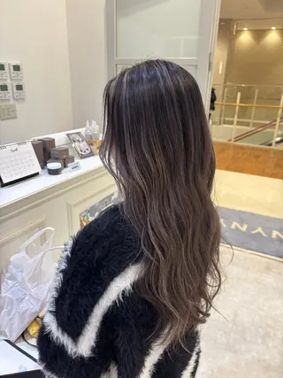 ロング カラー 低ダメージ特化🌱 佐野優斗のヘアスタイル