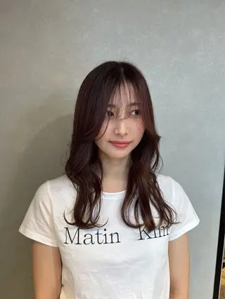 ロング カラー 門野 優羽のヘアスタイル