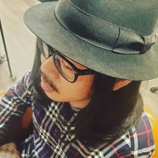 メンズ ロング spa hair  ark 富井直美のヘアスタイル