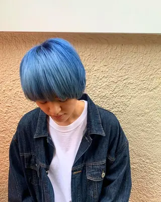 ショート カラー N° aria 三軒茶屋のヘアスタイル