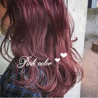 セミロング 韓国ヘア♡ 顔まわりカットayaのヘアスタイル