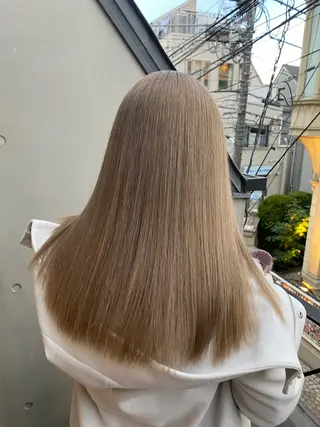 ロング カラー パーマ ヘアアレンジ メンズ キッズ ☀ハイトーンカラー☀ 治野心のヘアスタイル