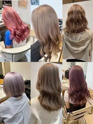 ロング enn.bleach by t.a.g所属・碇山 楓己のヘアスタイル