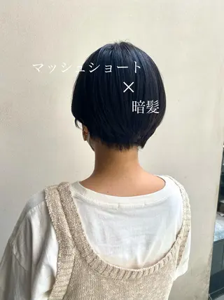 ショート カラー ボブ/縮毛矯正/ レイヤー/塚田のヘアスタイル