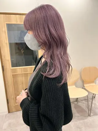 ロング カラー ボブ/ハイトーン 立川loose 下田のヘアスタイル