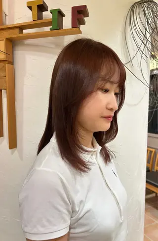 ロング カラー 七彩 ななせのヘアスタイル