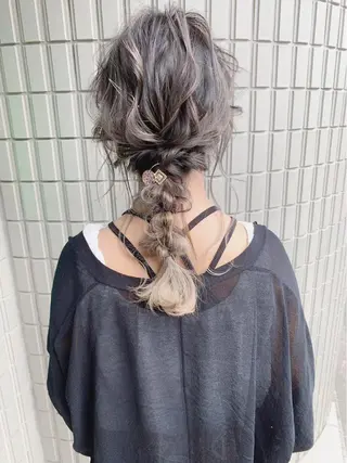 ミディアム 可児 令路のヘアスタイル